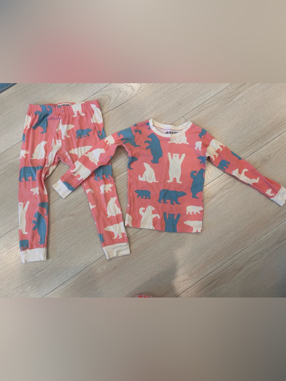 Little Blue House 100 percent cotton pyjamas size 4T like new